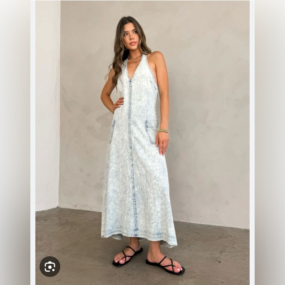 Denim Maxi Dress - Picture 5 of 5